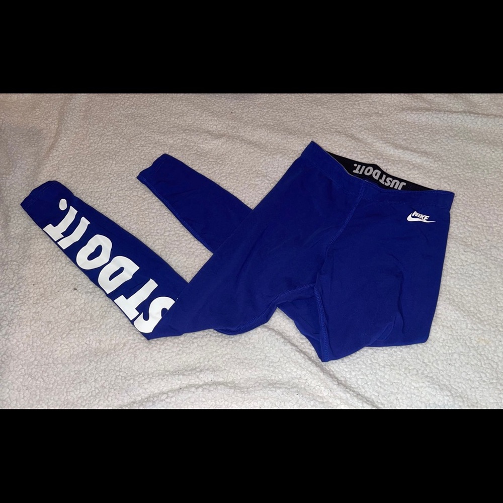 royal blue nike leggings